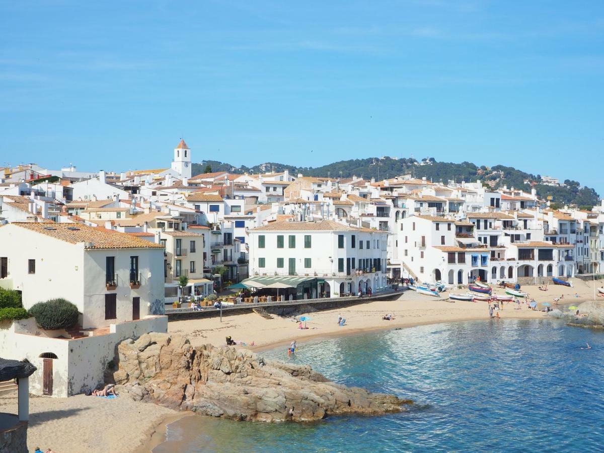 Apartamento En Calella De Palafrugell Con Vistas Al Mar, Piscina Y Terraza Kültér fotó