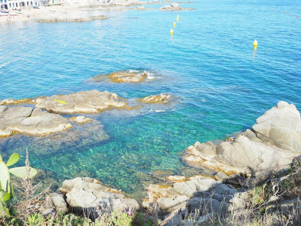 Apartamento En Calella De Palafrugell Con Vistas Al Mar, Piscina Y Terraza Kültér fotó